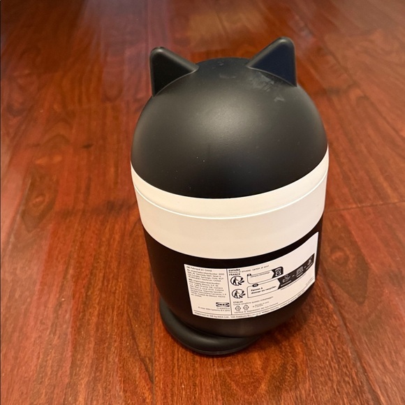 IKEA Limited Edition - Gresjsimojs Black and White Cat storage with lid NWT - Picture 4 of 9